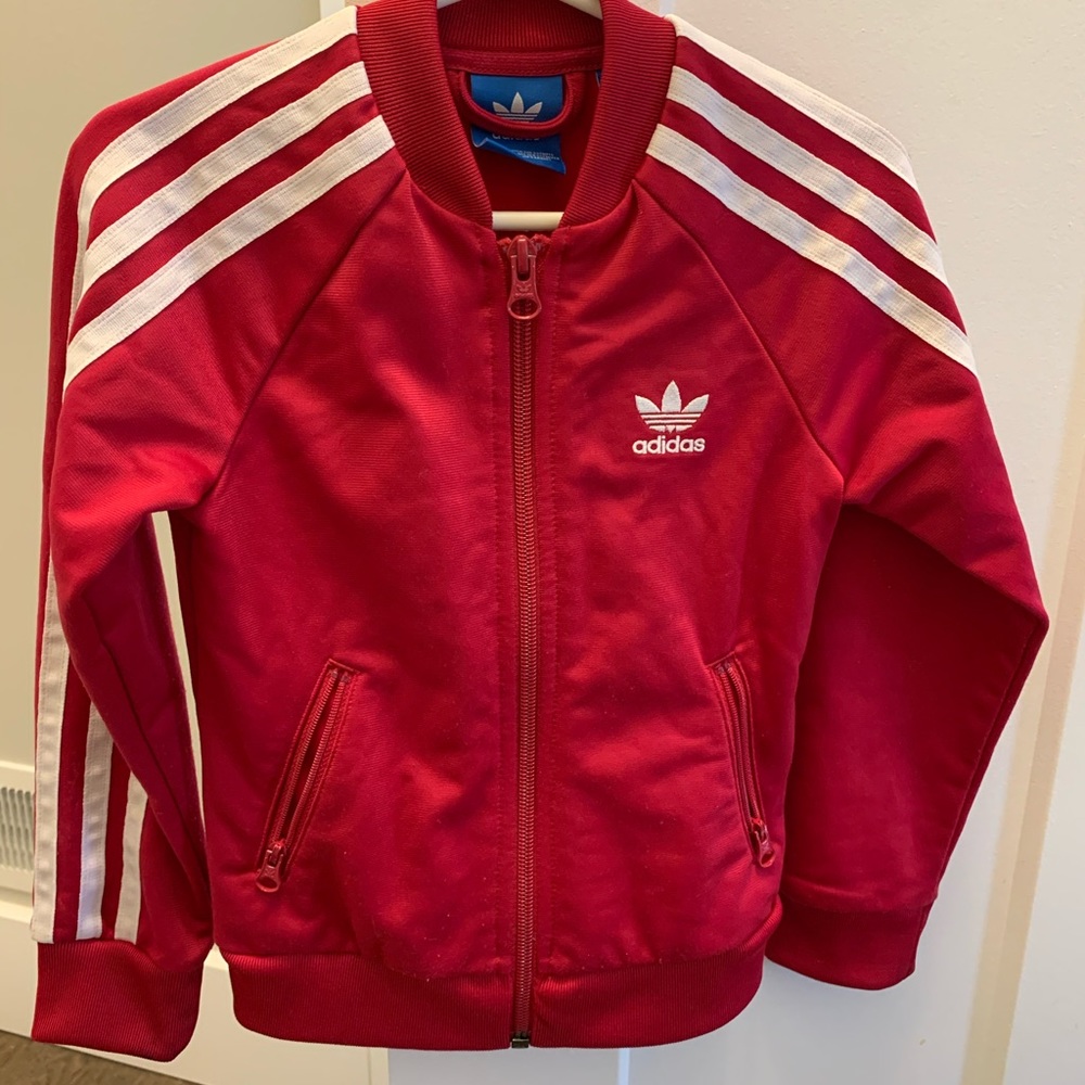 Adidas classic 3 stripe jacket